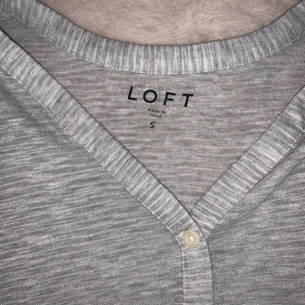 LOFT Small Tie Hem Button Down Shirt, NWOTs - Picture 5 of 7